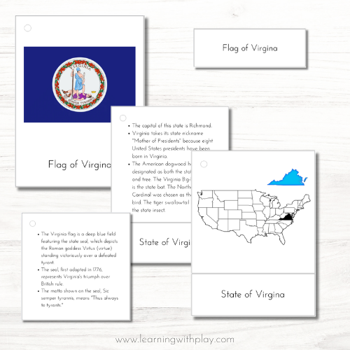 USA States Lapbook part 3 and 4 BUNDLE