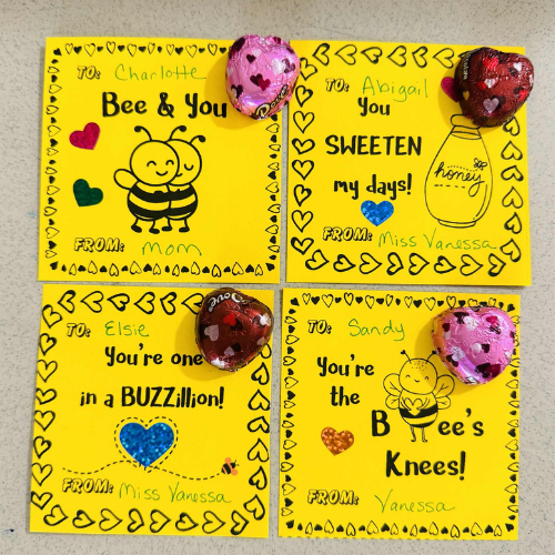 “Bee my Valentine” Cards