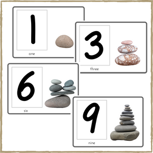 Stacking Stones - Counting Mats - Homeschooling