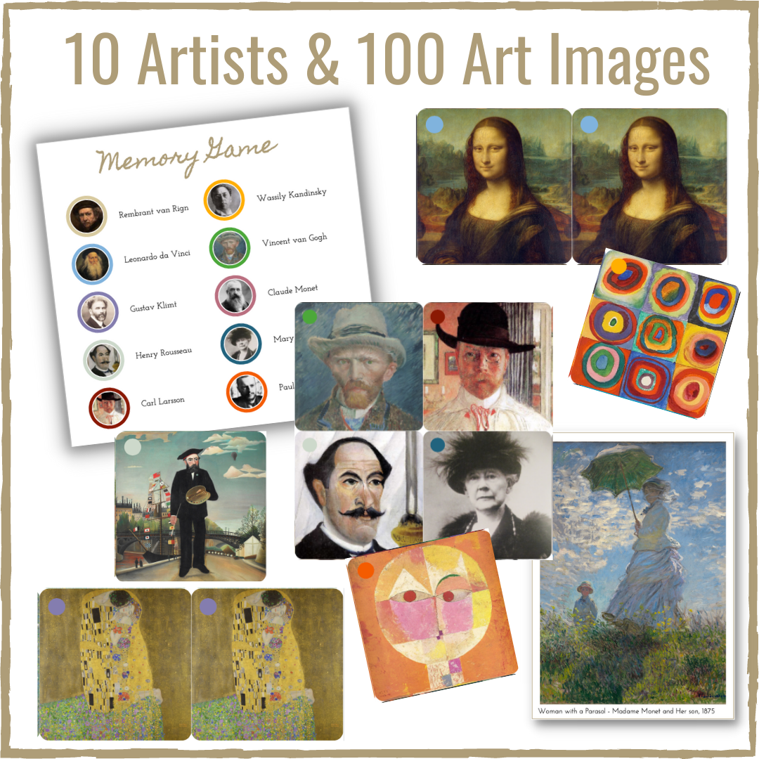 10 Artists & Their 100 Famous Masterpieces