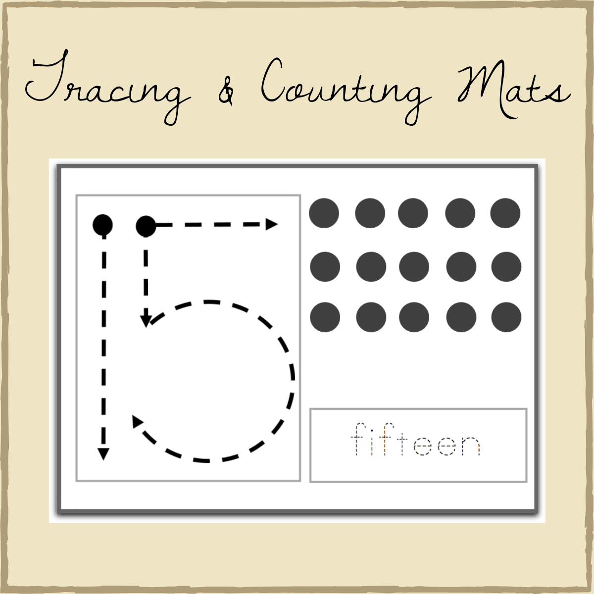 Number Mats for Tracing and Counting (10-20)