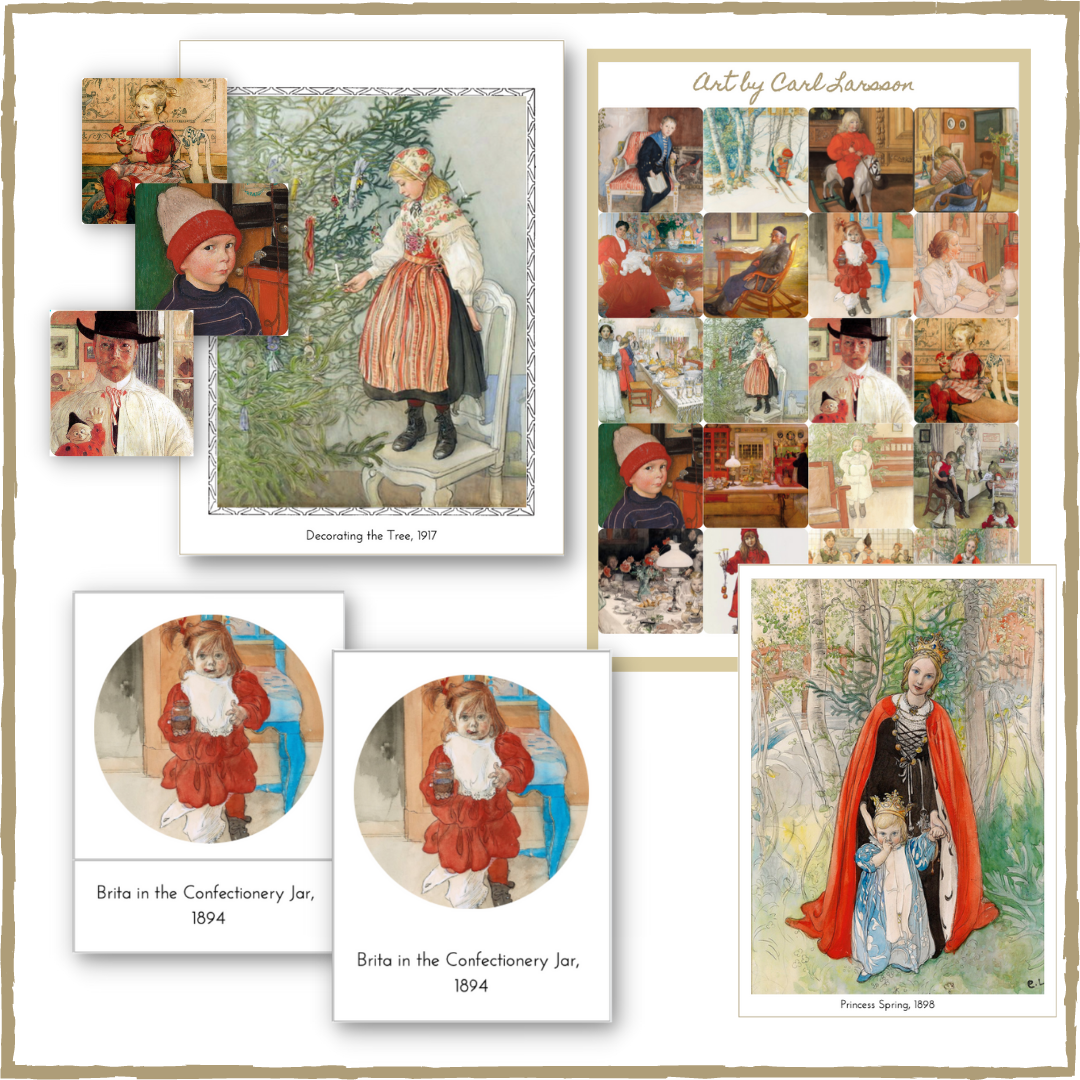 Carl Larsson Art Study - Christmas
