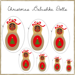 Christmas Russian Dolls - Size Sorting