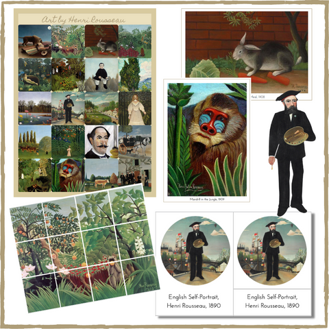 Henri Rousseau Picture Art Study & Journal