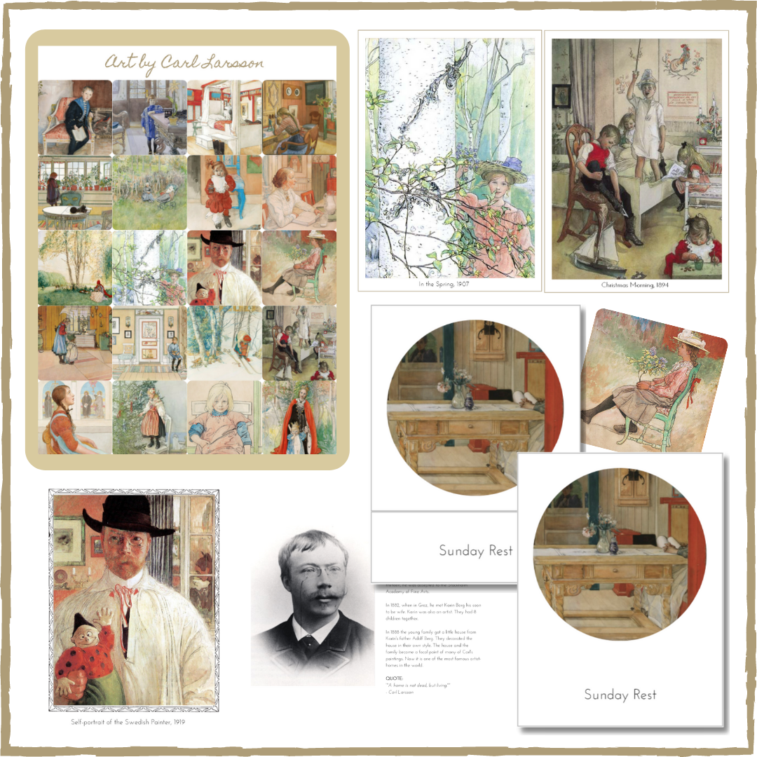 Carl Larsson Picture Art Study & Journal