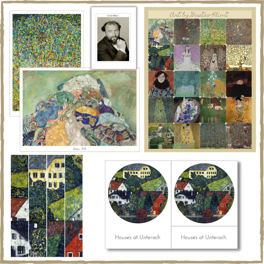 Gustav Klimt Picture Art Study & Journal