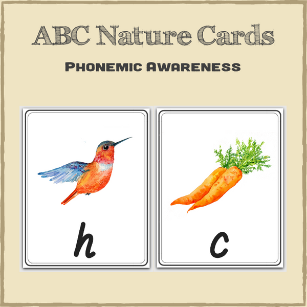 ABC Nature Pocket Cards