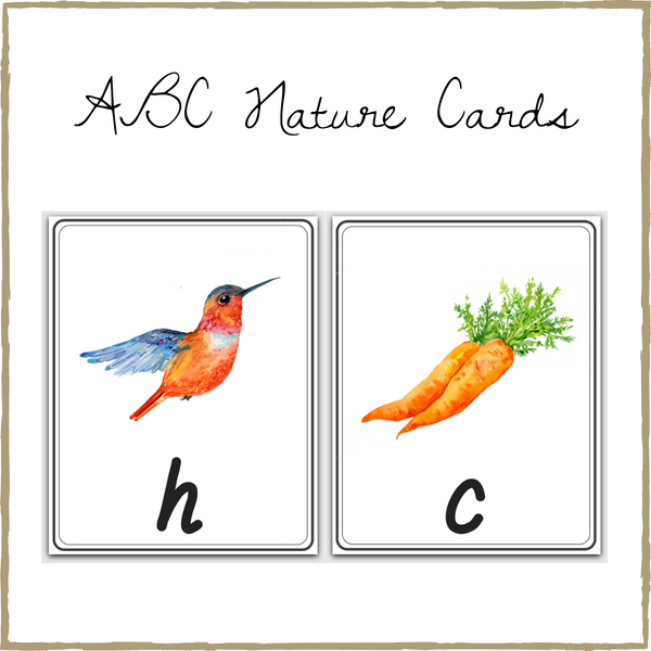 ABC Nature Pocket Cards