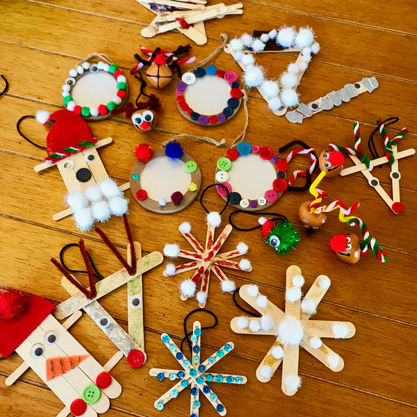 Christmas Popsicle Stick Craft Printable Template