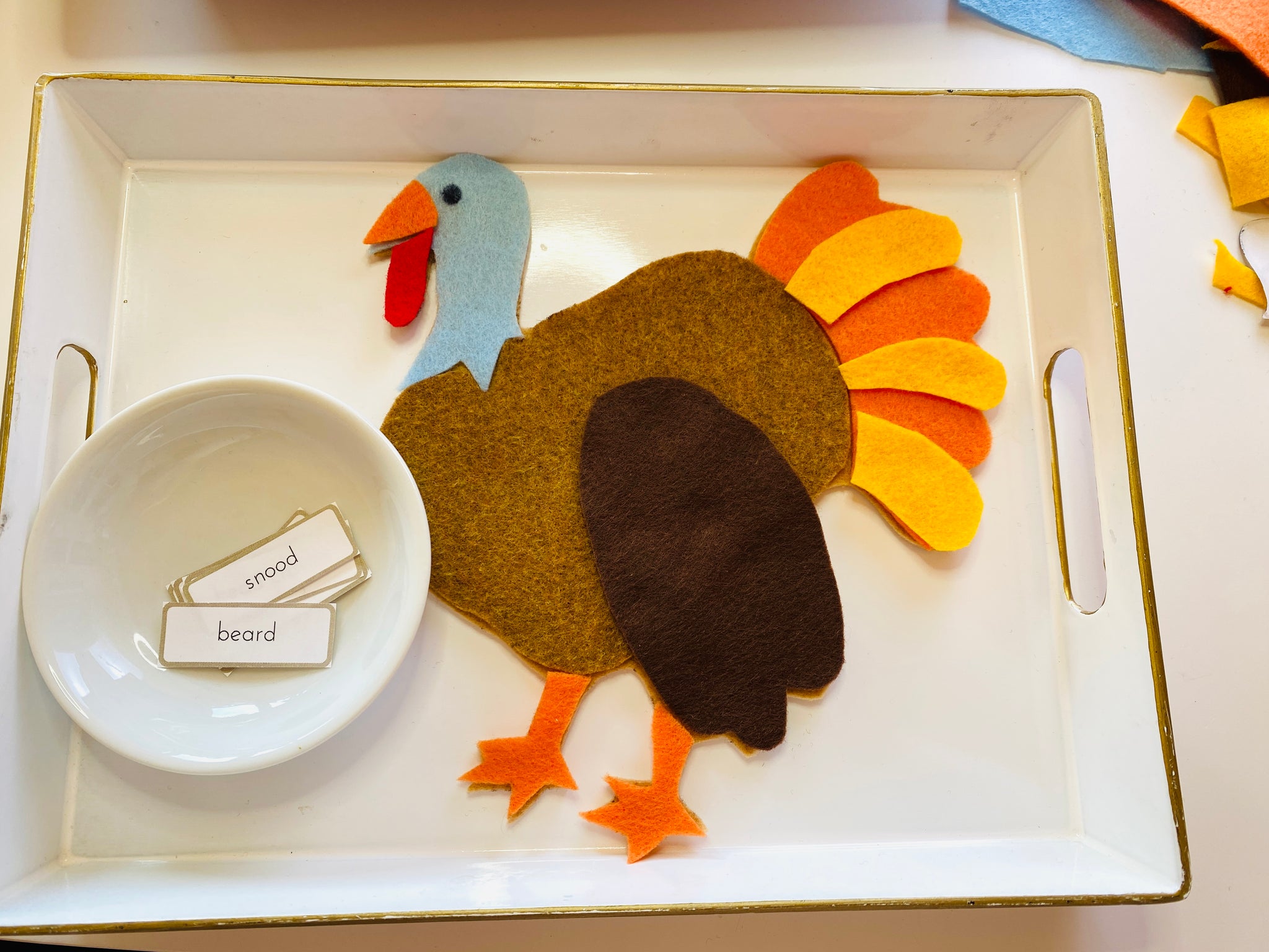 diy felt turkey template & life-cycle – learning with play
