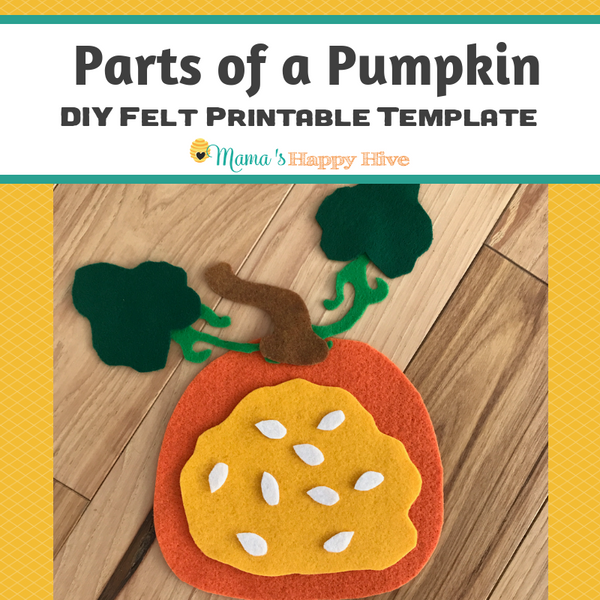 Parts of a Pumpkin Puzzle - Printable Template